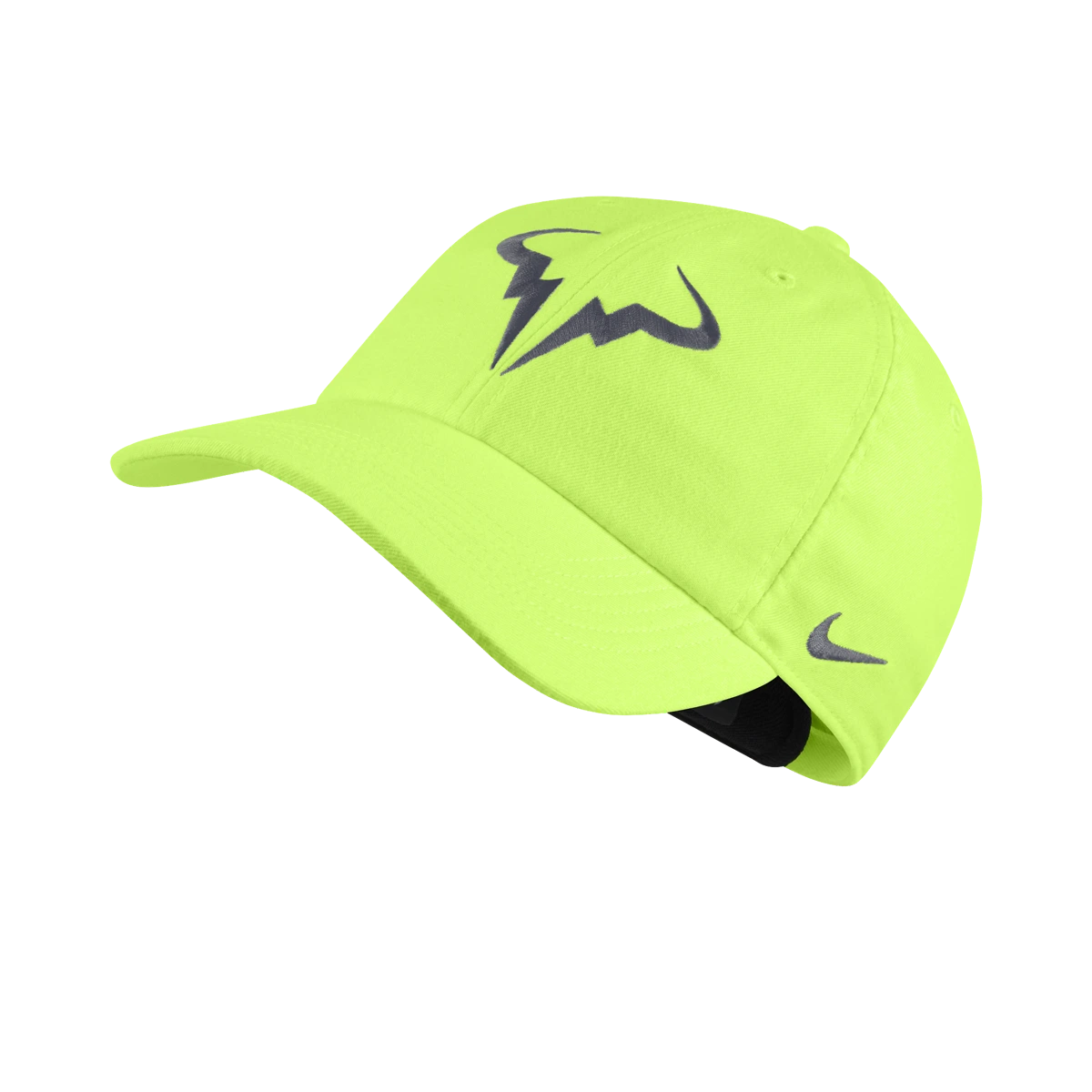 Nike AeroBill Rafa Heritage86 hat in Volt Glow w/Light Carbon [850666-716] from the Summer 2019 tennis collection